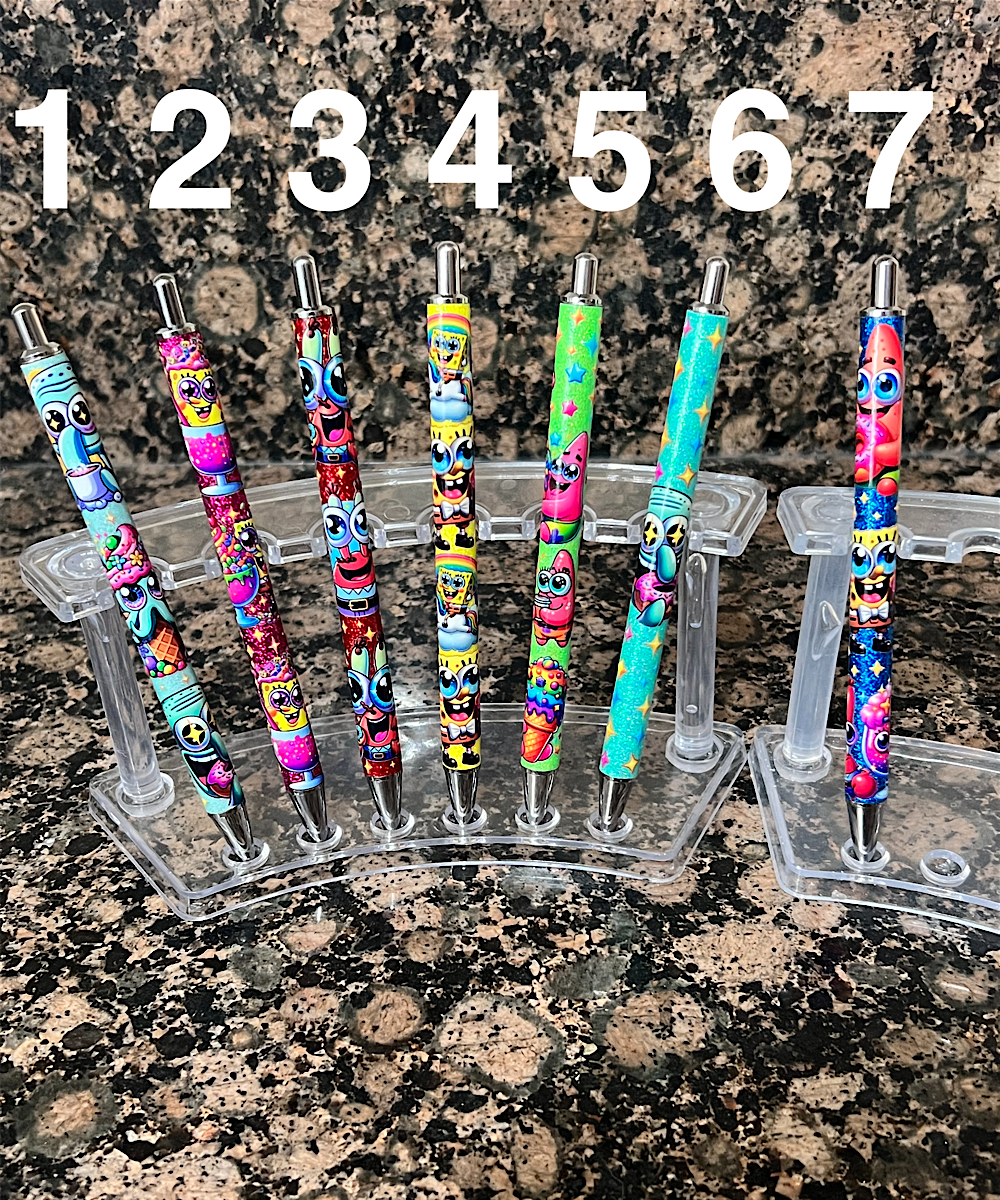 UV DTF Oldies Bottom Of The Sea Pens