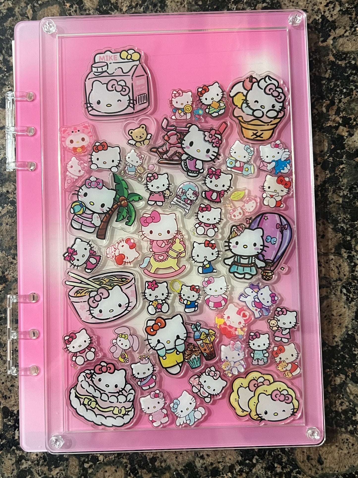 White Cat Large Shaker Notebooks