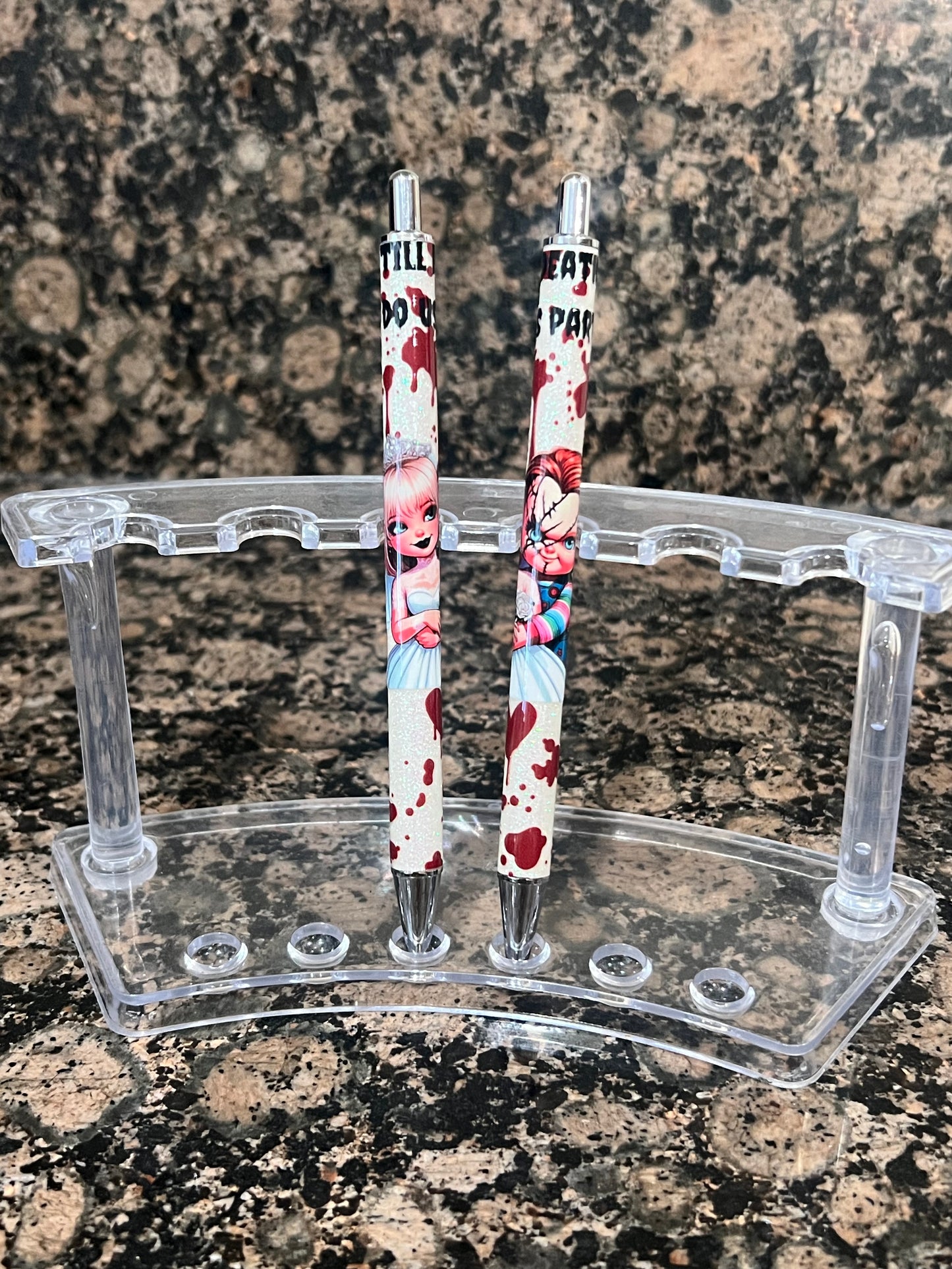 UV DTF Spooky Horror Couple Pen