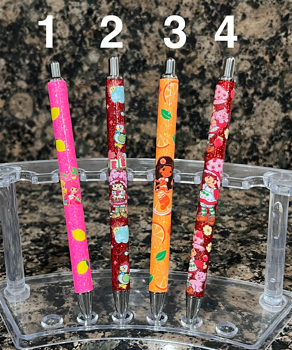UV DTF Oldies Strawberry Girl Pens