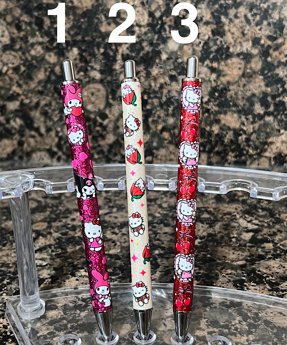 UV DTF White Cat & Friends Pens