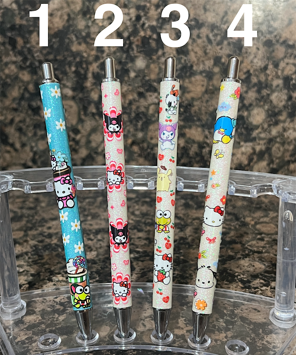 UV DTF White Cat & Friends Pens