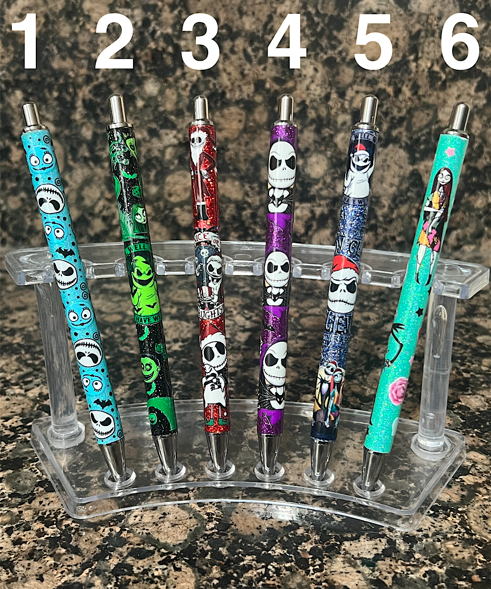 UV DTF Scary Xmas Pens