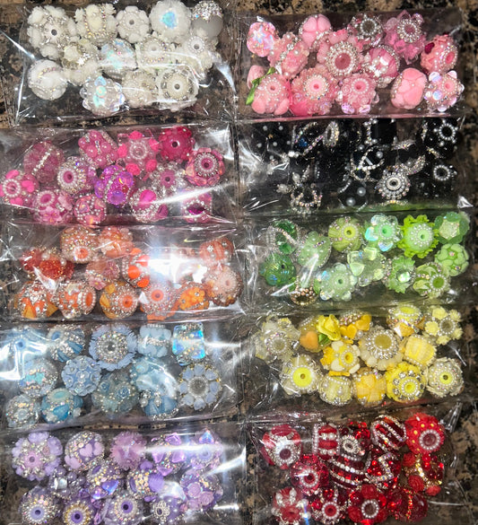 Fancy Colored Bead Bags