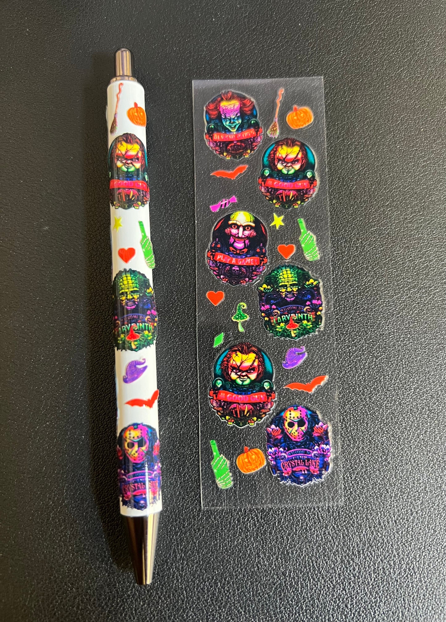 UV DTF Spooky Horror Pens