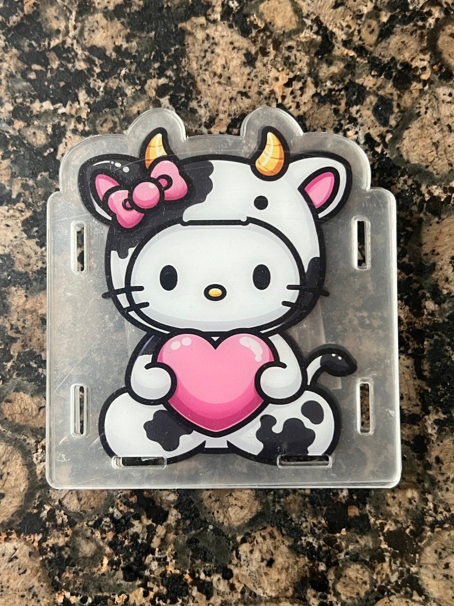 White Cat Cow Pen Holder