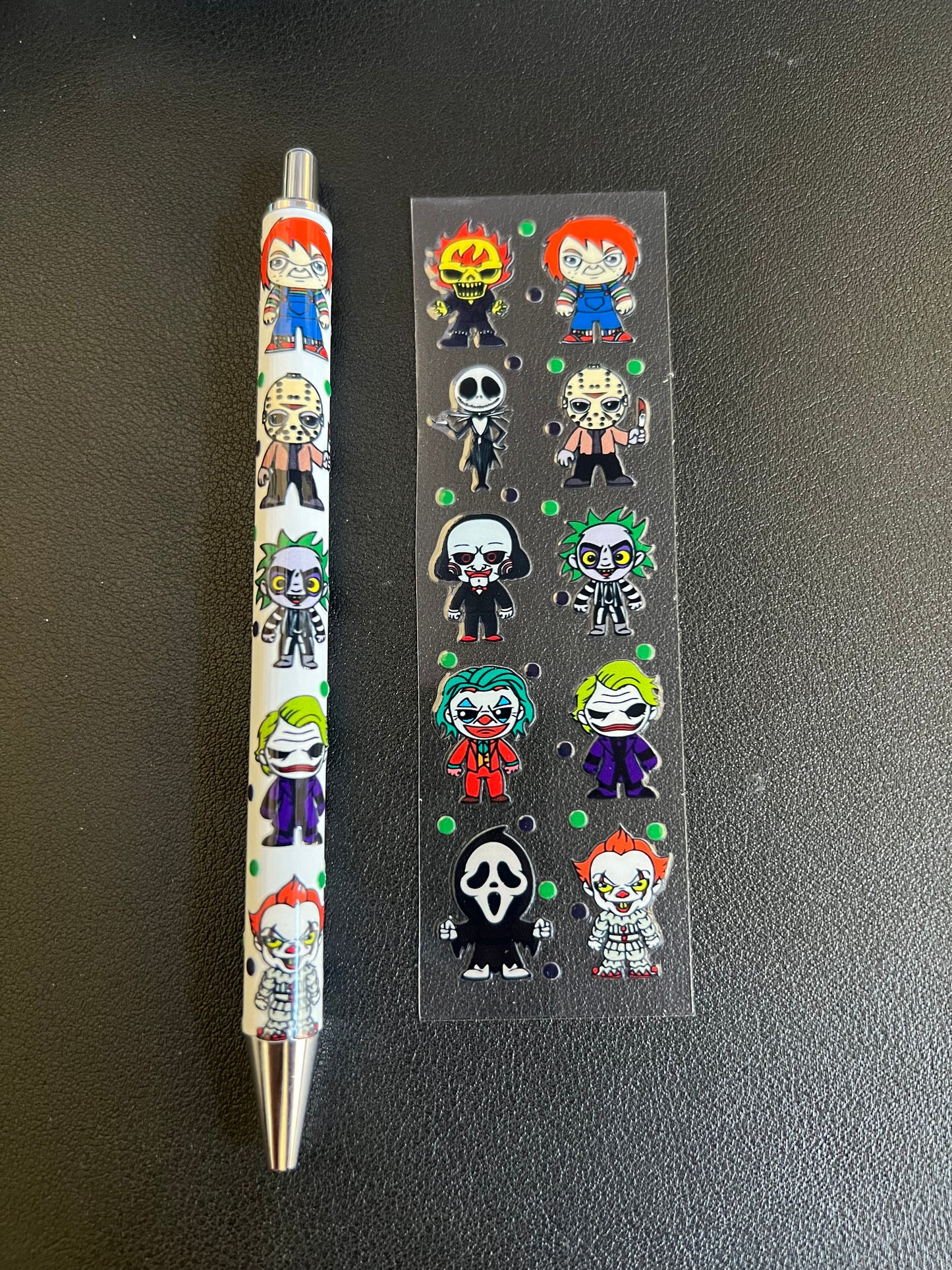 UV DTF Spooky Horror Pens