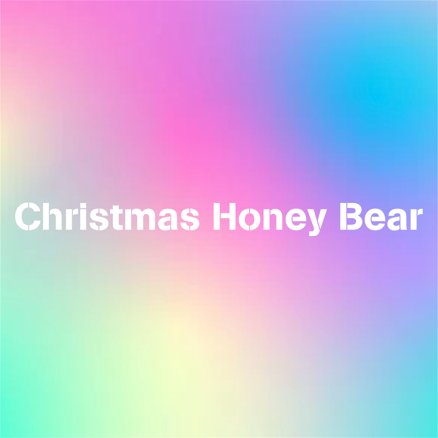 Christmas Honey Bear