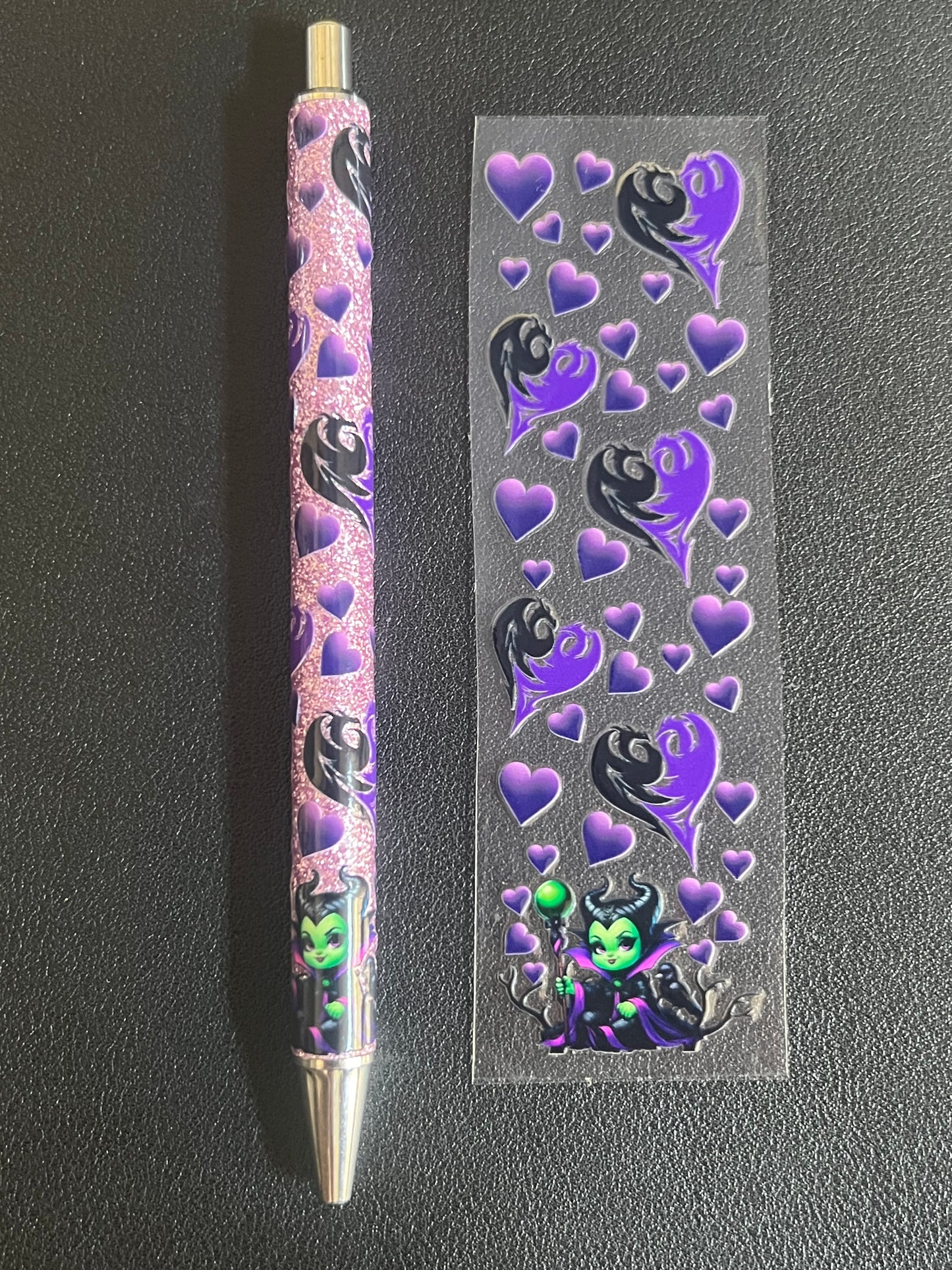 UV DTF Evil Girl Crew Glitter Pens