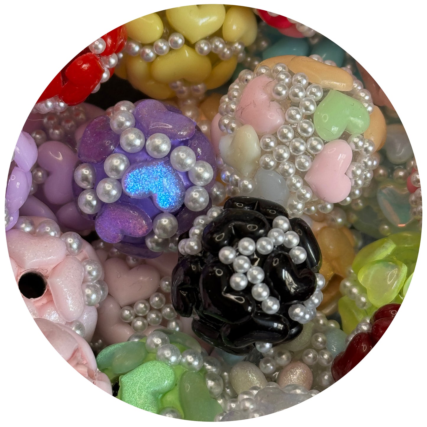 Pearl Heart Mixed Sizes