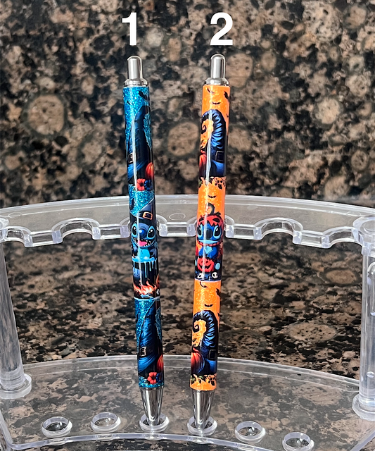 UV DTF Halloween Cute Blue Monster Pens