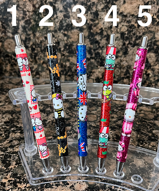 UV DTF White Cat & Friends Pens