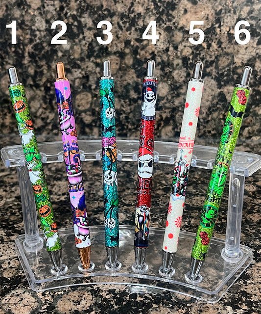 UV DTF Scary Xmas Pens