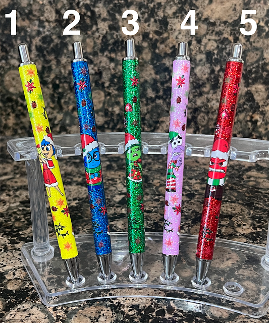 UV DTF Emotions Christmas Pens