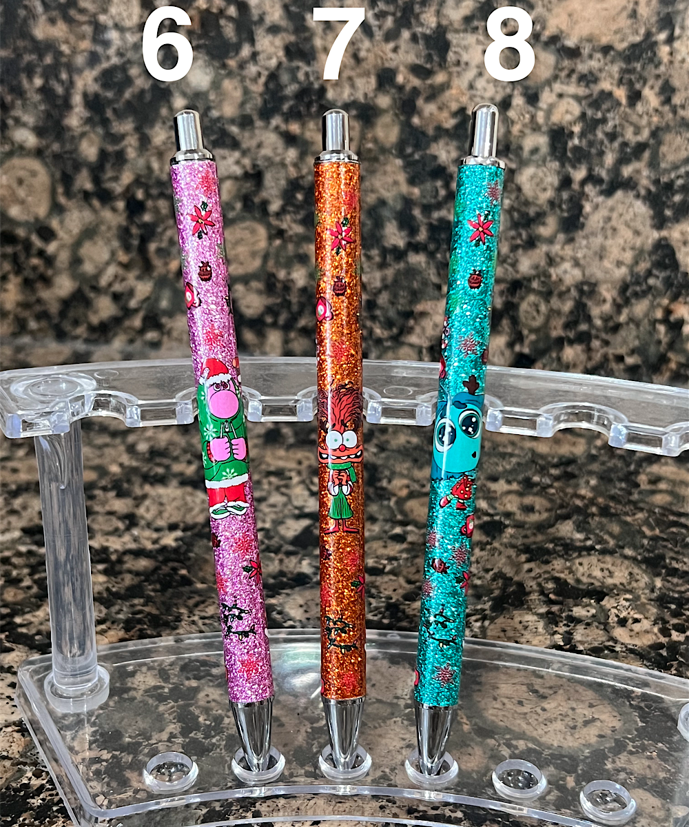 UV DTF Emotions Christmas Pens