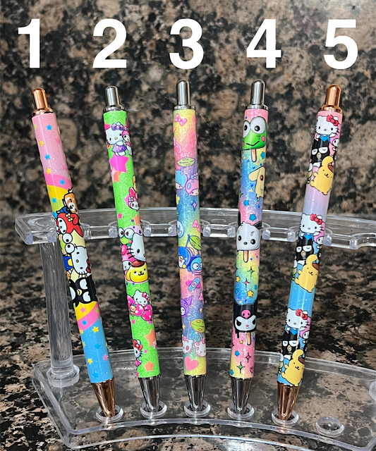 UV DTF White Cat & Friends Pens