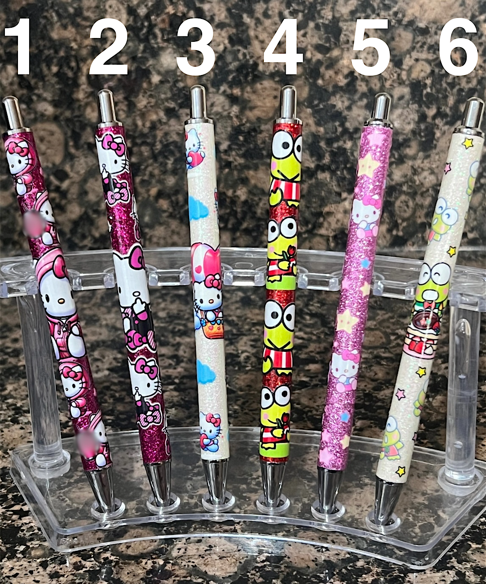 UV DTF White Cat & Friends Pens